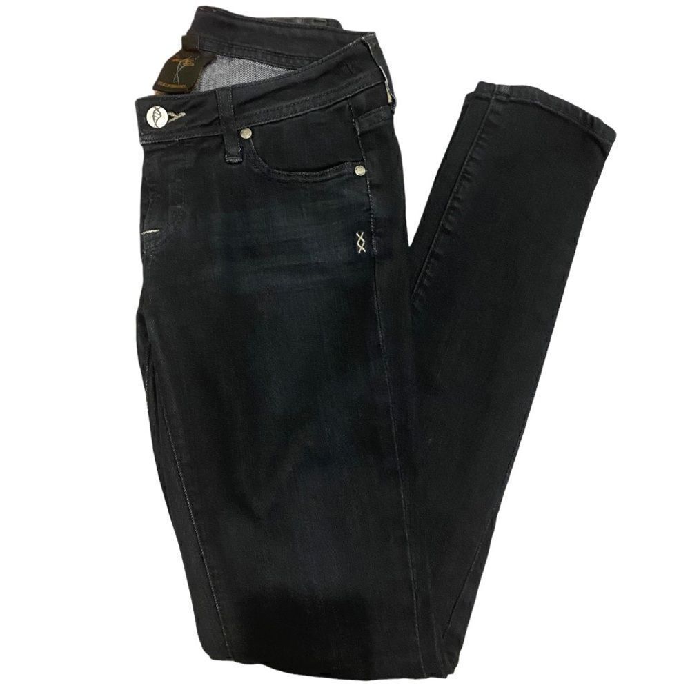 GENETIC DENIM Dark Blue Low Rise Jean